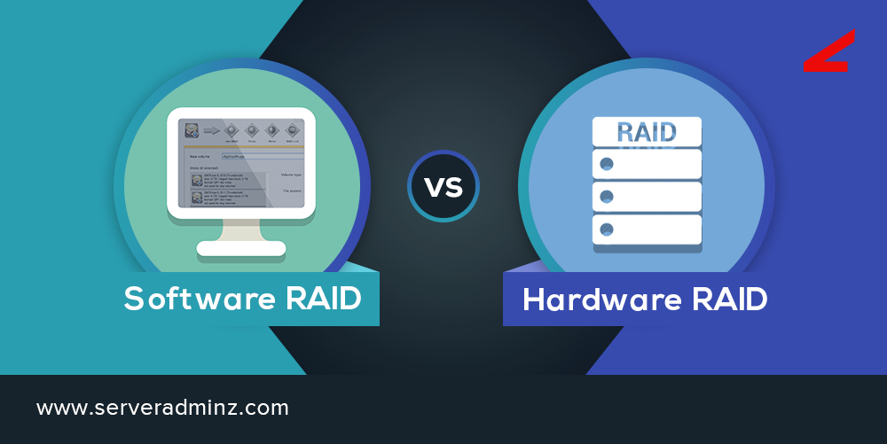 What are the differences between a Software RAID and hardware RAID
